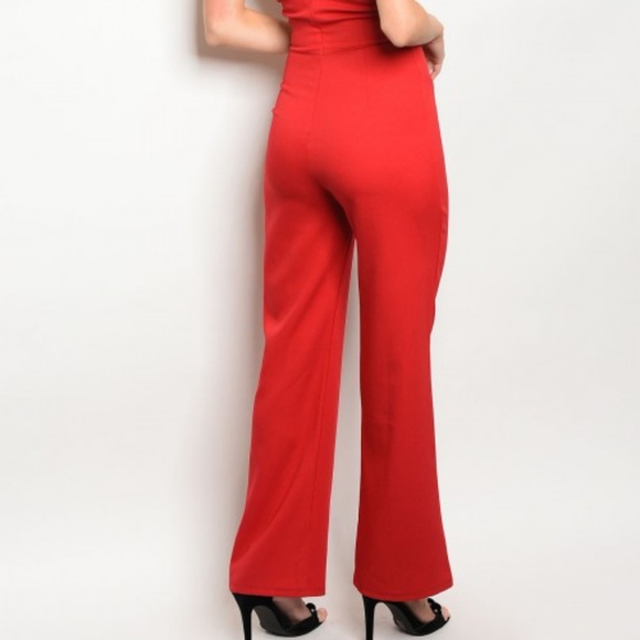 RED JUMPSUIT - Picture 3 of 4